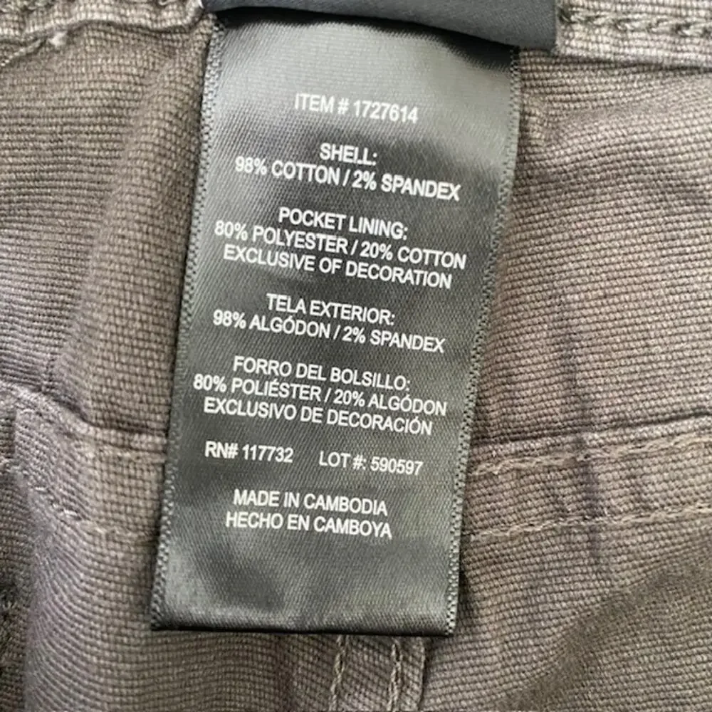 Colorado Clothing Gray canvas Outdoor Hiking Pants - 40x30
